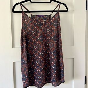 NWOT Navy Floral Top